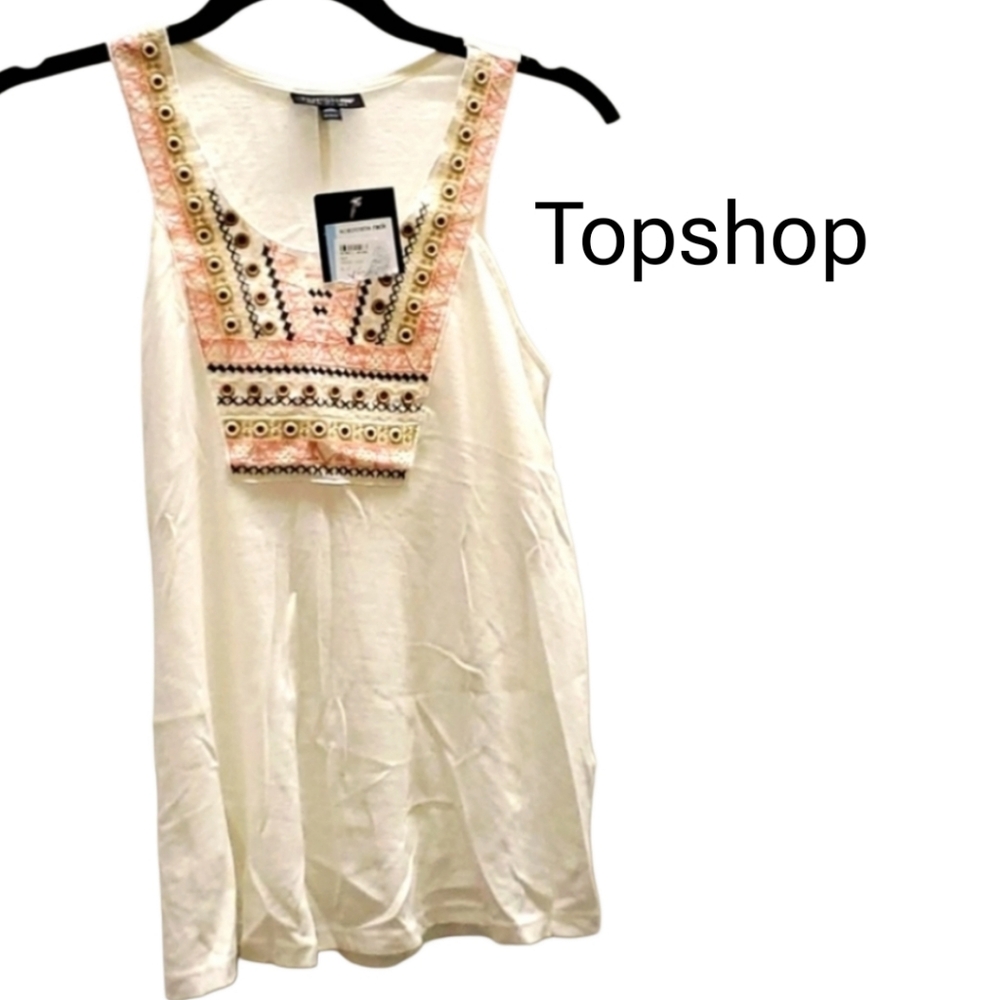 NWT TOPSHOP Super Soft tribal summer tank